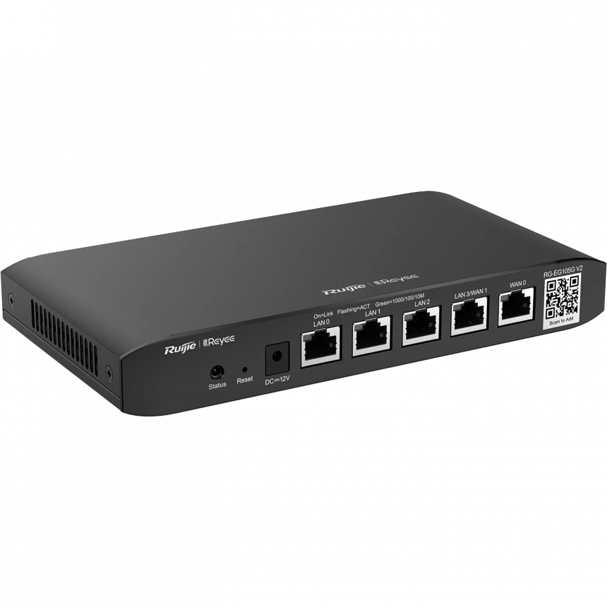 Ruijie RG-EG105G V2,Router 5-portni Gbitni ruter - MAXALARM TECHNOLOGY ...